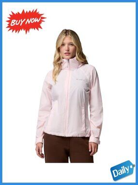 Packable Rain Jacket Water Resistant Nylon Hooded
